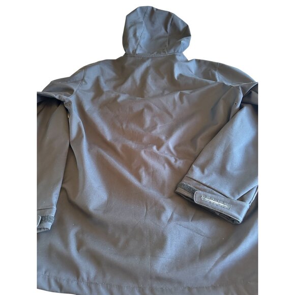 Neff Men's Large Black Hooded Softshell Jacket With Fleece Lining & Full-Zip - Picture 8 of 11